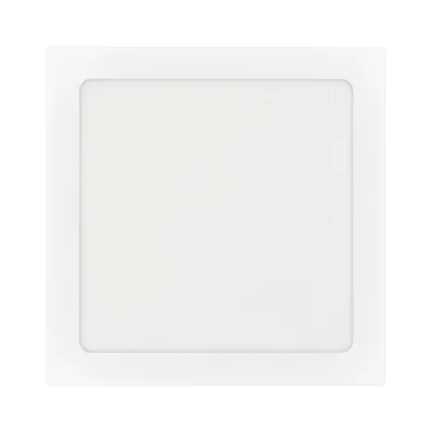 NOBILE LED-Panel Aufbauleuchte 1561611312 | 220x220mm | 15W | 1700lm | 3000K warmweiß | Aluminium weiß