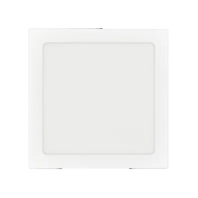 NOBILE LED-Panel Aufbauleuchte 1561611312 | 220x220mm | 15W | 1700lm | 3000K warmweiß | Aluminium weiß