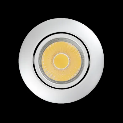 NOBILE LED-Downlight 1856860113 A 5068 T | Einbaustrahler 8W 950lm 4000K | IP40 | flach | Aluminium chrom-matt