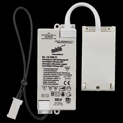 Nobile LED-Betriebsgerät | 12W 350mA 35V | IP20 | Kunststoff | Konstantstrom Trafo für Zwischendecke