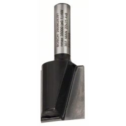 Nutfräser Standard for Wood, Ø 22mm, Arbeitslänge 24,6mm (Schaft Ø 8mm, zweischn