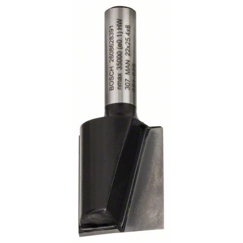 Bild: Nutfräser Standard for Wood, Ø 22mm, Arbeitslänge 24,6mm (Schaft Ø 8mm, zweischn