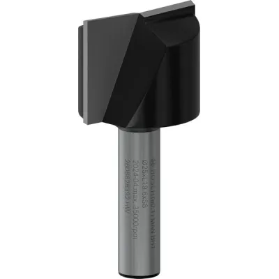 Nutfräser Standard for Wood, Ø 25mm, Arbeitslänge 19,6mm (Schaft Ø 8mm, zweischn