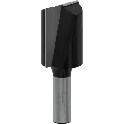 Bosch Nutfräser 2608628470 | Ø 30 mm | Schaft 12 mm | Arbeitslänge 40 mm | zweischneidig | für Holz & Massivholz