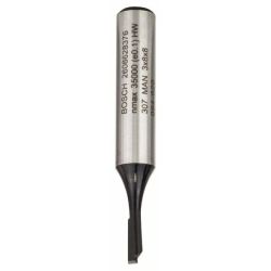 Nutfräser Standard for Wood, Ø 3mm, Arbeitslänge 8mm (Schaft Ø 8mm, einschneidig