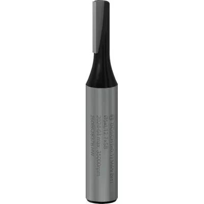 Nutfräser Standard for Wood, Ø 5mm, Arbeitslänge 12,7mm (Schaft Ø 8mm, einschnei