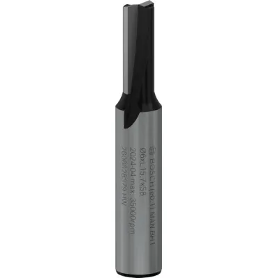 Nutfräser Standard for Wood, Ø 6mm, Arbeitslänge 15,7mm (Schaft Ø 8mm, zweischne