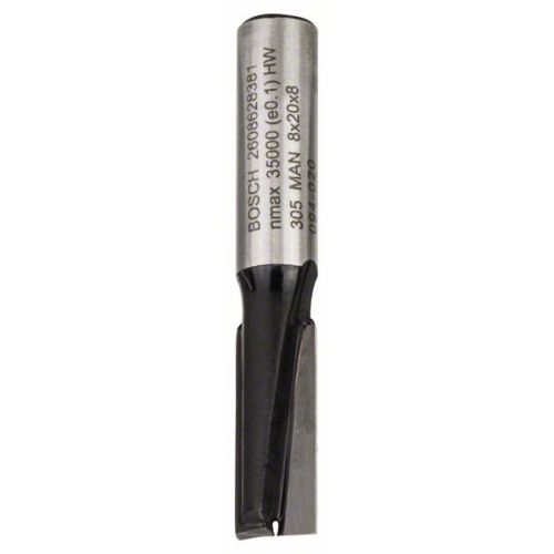 Bild: Nutfräser Standard for Wood, Ø 8mm, Arbeitslänge 19,6mm (Schaft Ø 8mm, zweischne