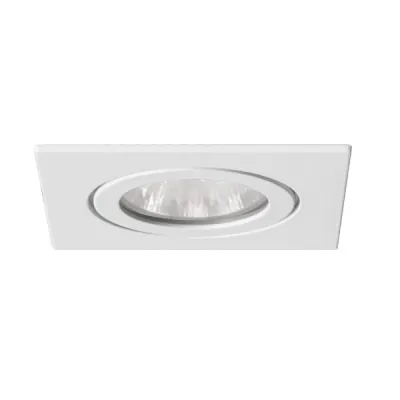 BRUMBERG Einbaudownlight 26005070 | GX5,3 | 12V | IP54 | Edelstahl/Glas | quadratisch | 82x82mm | weiß