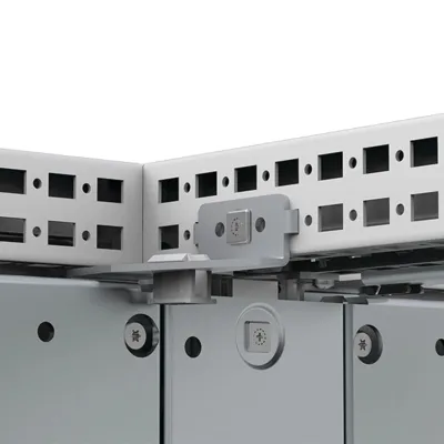 Eldon Montageplatten-Zwischenstück MPF2000 | 1886 mm Höhe | 102 mm Breite | Stahl | für Schaltschränke