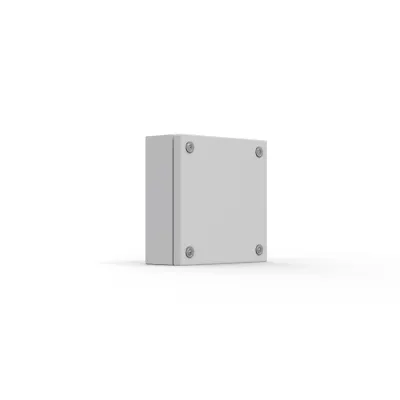 Eldon Klemmenkasten STB303012 | Stahlblech IP66 300x300x120 mm | pulverbeschichtet | Außenmontage | grau RAL 7035