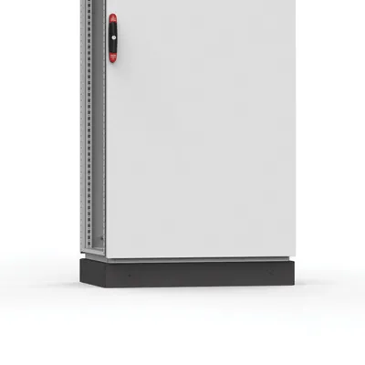 Eldon Sockel Front/Rückseite PF2120 | Schrankzubehör | 200x1200 mm | Stahl grau RAL7022 | bis 1400 kg