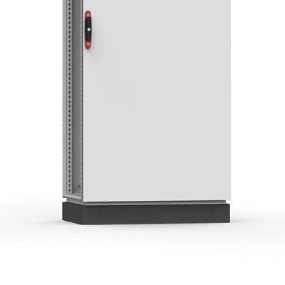 Eldon Sockel Front/Rückseite PF2120 | Schrankzubehör | 200x1200 mm | Stahl grau RAL7022 | bis 1400 kg