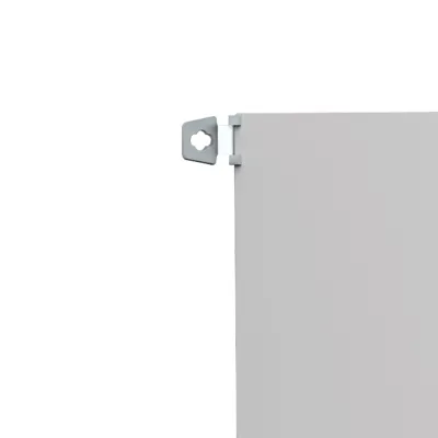 Eldon Wandbefestigungslaschen AW41 | Montagebügel für Wandschrank | 4 Stück | Stahl verzinkt | 76x36x21 mm