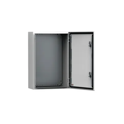 Eldon Stahlblech-Wandgehäuse MAS0604021R5 | IP66 Outdoor Schaltschrank | 600x400x210 mm | mit Montageplatte
