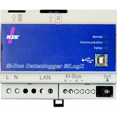 NZR 4725 M-BUS-Datenlogger MLogX f. 25 M-BUS-Ger
