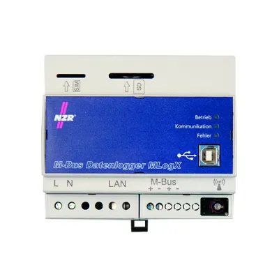 NZR 4725 M-BUS-Datenlogger MLogX f. 25 M-BUS-Ger