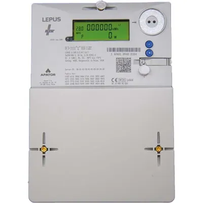 NZR Drehstromzähler LEPUS 63621223 | 3x230/400V | 5(100)A | MID | 2-Tarif | SML/RS485 | digital | IP20