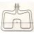 Bild: Oberes Heizelement Grill 400V für Backofen AEG 140089344158 Oberhitze Grillfunkt