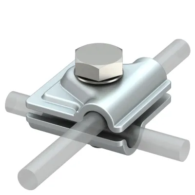 OBO Bettermann Schnellverbinder 249 8-10 ALU | Klemmverbinder Rundleiter 8-10 mm | Aluminium | VDE 0185-305