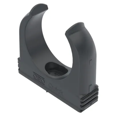 OBO Bettermann Rohrschelle Quick-Schelle M40 2955 M40 SW | 2149575 | für 40 mm Rohr | Kunststoff | schwarz