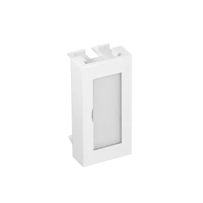 OBO BETTERMANN Blindabdeckung ADP-BF RW0.5 6117410 | 1/2 Modul | 45x22,5mm | Kunststoff | reinweiß RAL 9010