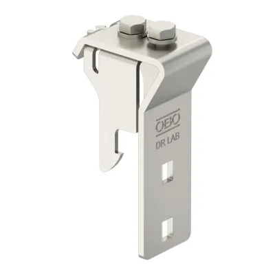 OBO Bettermann Abstandhalter AH 35 A2 6065475 | für Kabelrinne & Kabelleiter | Edelstahl 1.4301 | 35x30 mm | rostfrei