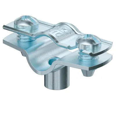 OBO Bettermann Abstandschelle ASG 732 10 G | M6 Gewinde | 8-10mm | Stahl verzinkt | UV-beständig | E30-E90 Brandschutz
