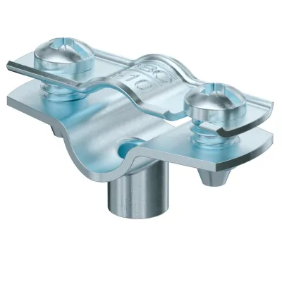 OBO Bettermann Abstandschelle ASG 732 10 G | M6 Gewinde | 8-10mm | Stahl verzinkt | UV-beständig | E30-E90 Brandschutz