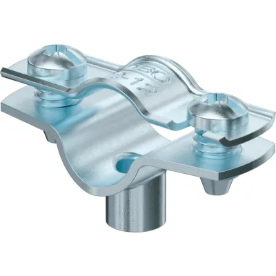 OBO Bettermann Abstandschelle ASG 732 12 G | M6 Gewinde | 10-12 mm | Stahl verzinkt | E30-E90 | halogenfrei