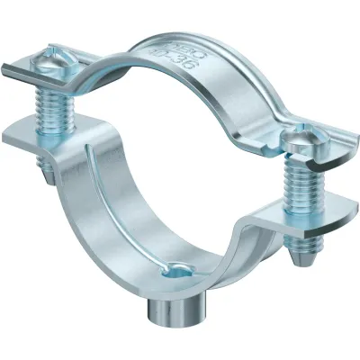 OBO Bettermann Abstandschelle ASG 732 36 G | M6 Gewinde | 30-36mm | Stahl verzinkt | UV-beständig | E30-E90