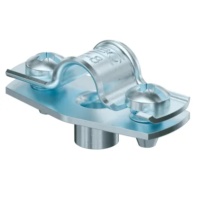 OBO Bettermann Abstandschelle ASG 732 8 G | Rohr- & Kabelschelle 7-8mm | M6 | verzinkt | UV-beständig | halogenfrei