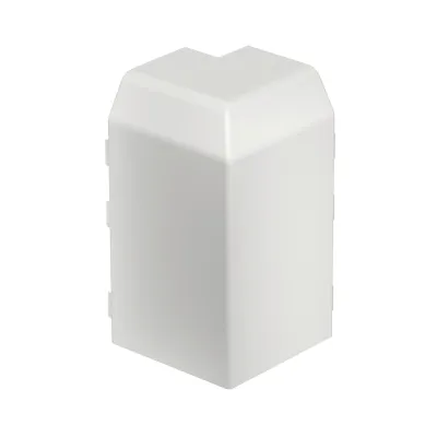 Rehau Außeneck RD AE40105 | Sockelleistenkanal Rauduo 40x105 | PVC Haubenformteil | RAL9010 reinweiß