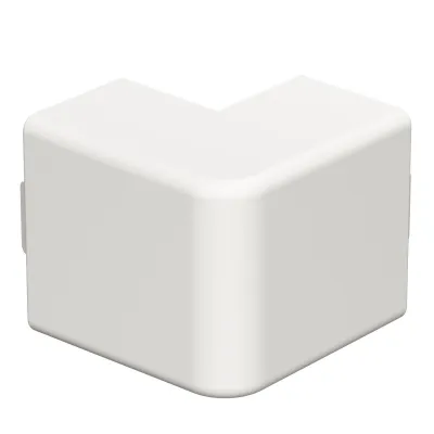 OBO BETTERMANN Außeneckhaube WDK HA25040RW | 25x40mm | 90° Winkel | PVC | aufrastbar | IP30 | reinweiß RAL9010