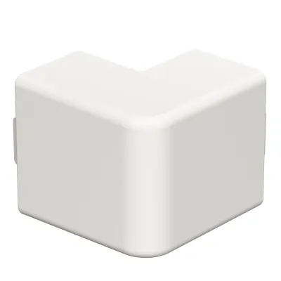 OBO BETTERMANN Außeneckhaube WDK HA25040RW | 25x40mm | 90° Winkel | PVC | aufrastbar | IP30 | reinweiß RAL9010