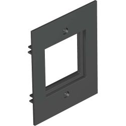 OBO BETT. Abdeckplatte 1f Modul 45 in T12L T12L P15S 9011