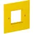 Bild: OBO Bettermann Abdeckplatte 1-fach VH-P4 6109840 | Modul 45 | 95x95mm | Kunststoff | halogenfrei | RAL 1021 rapsgelb