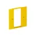 Bild: OBO Bettermann Abdeckplatte 2-fach VH-P5 6109836 | Modul 45 | 95x95mm | Polyamid | Schraubbefestigung | RAL 1021