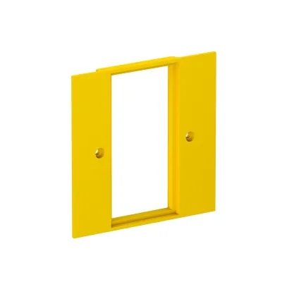 OBO Bettermann Abdeckplatte 2-fach VH-P5 6109836 | Modul 45 | 95x95mm | Polyamid | Schraubbefestigung | RAL 1021
