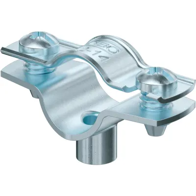 OBO Bettermann Abstandschelle ASG 732 14 G | Rohr-/Kabelschelle M6 12–14mm | verzinkt | UV-beständig | E30–E90