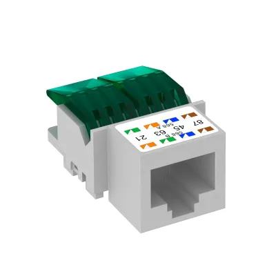 OBO BETTERMANN Anschlussmodul ASM-C5 6117337 | RJ45 Buchse Cat 5e | ungeschirmt | Staubschutzkappe | für DTG-2RM/DTS-2RM