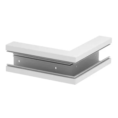 OBO BETTERMANN Außeneck GKH-A70130RW | Geräteeinbaukanal 70x130mm | 90° | halogenfrei | IP30 | RAL9010