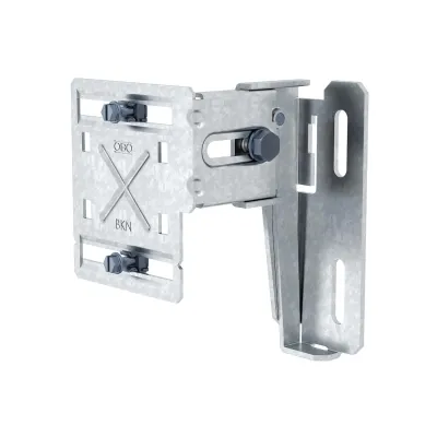 OBO BETTERMANN Befestigungskonsole BKN75 125 | 6288003 | Wandmontage | Wandabstand 78-127 mm | für Rapid 80 Gerätekanal