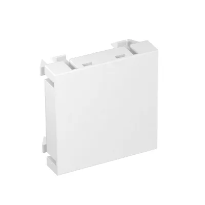 OBO Bettermann Blinddeckel ADP-B RW1 6117406 | Blindabdeckung 45x45mm | 1-fach Modul | Kunststoff matt | RAL9010