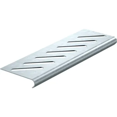 OBO Bettermann Bodenendblech BEB 050 FS 7083041 | Kabelrinne 50mm | Stahl verzinkt | Funktionserhalt