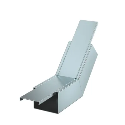 OBO BETTERMANN Vertikalbogen 45° steigend PLM BR 0810 FS | Brandschutzgewebe | 150x100x80 mm | Stahl bandverzinkt