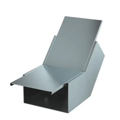 OBO BETTERMANN Bogen 45° steigend PLM BR 1220 FS | Installationskanal Brandschutz | Stahl bandverzinkt | 200x120 mm