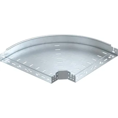 OBO BETTERMANN Bogen Kabelrinne RBM 90 640 FT 6041158 | 90° starr | 60x400 mm | Schnellverbindung | Stahl verzinkt
