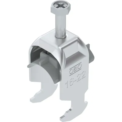 OBO Bettermann Bügelschelle BS-H1-K-22 ALU | Kabelschelle 16-22mm | Aluminium | halogenfrei | Innen & Außen