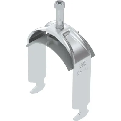 OBO Bettermann Bügelschelle BS-H1-K-64 ALU | 58-64 mm | C-Profil | Aluminium | Halogenfrei